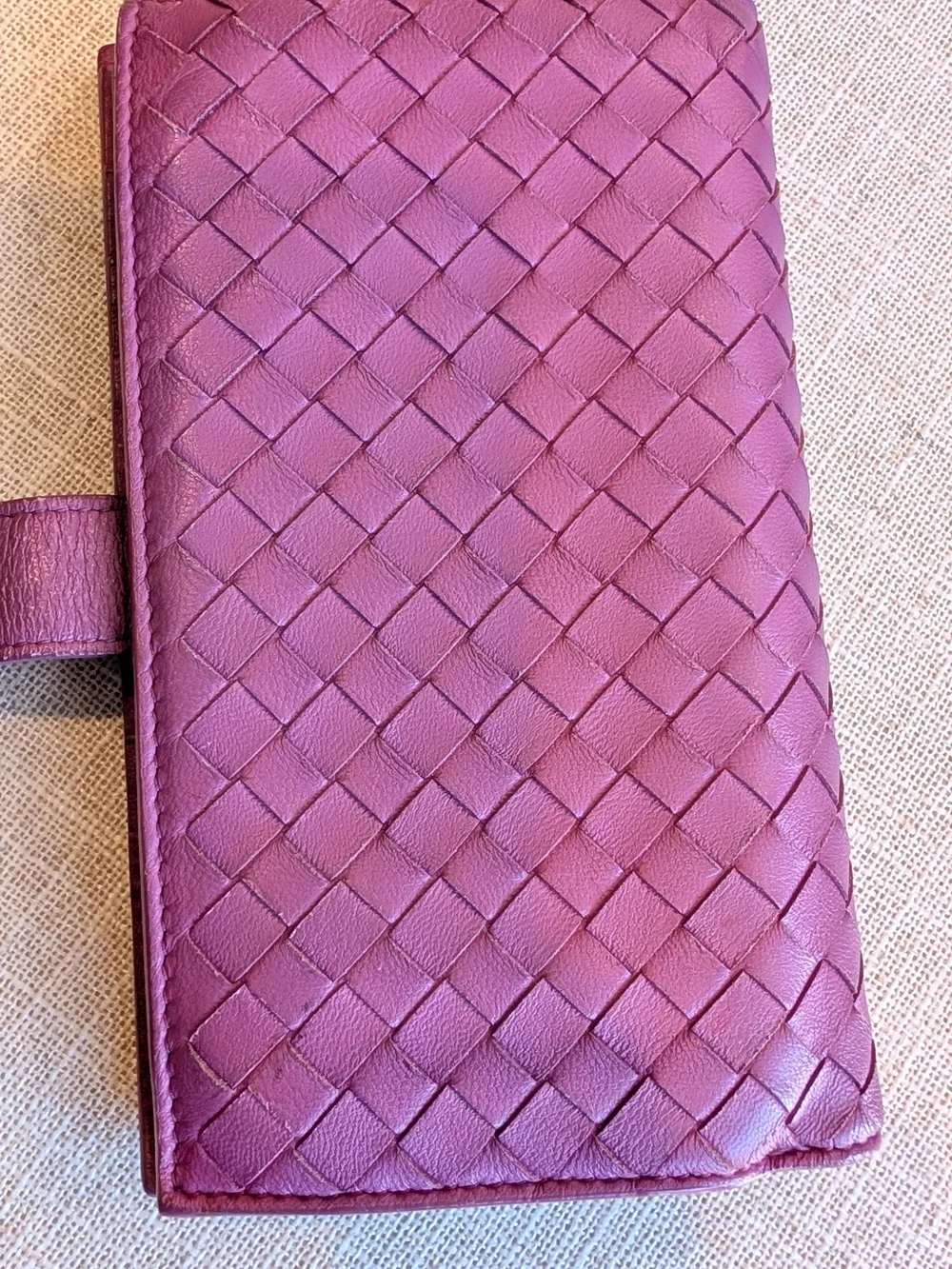Bottega Veneta Leather Purple Women's Wallet